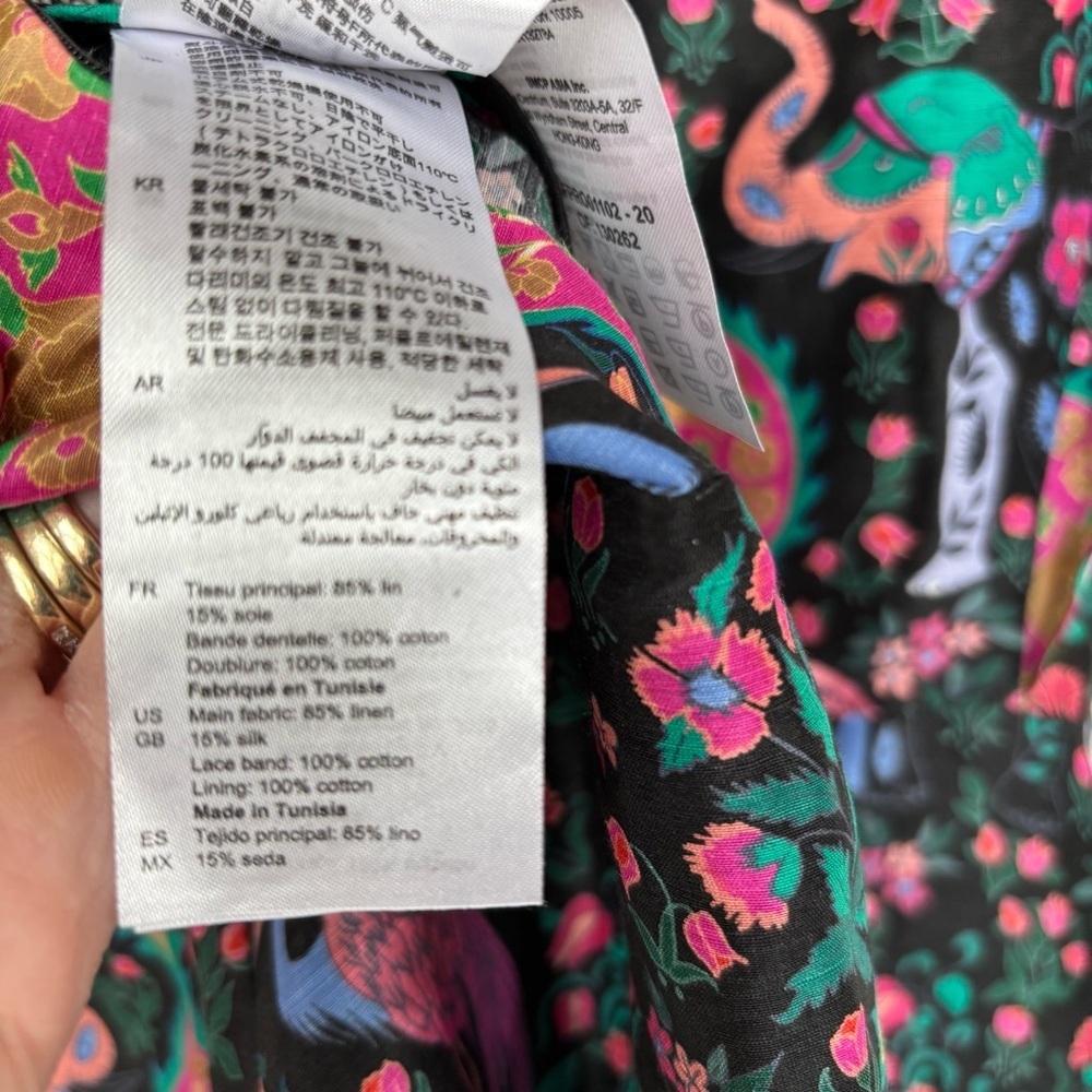 Sandro Iveane Floral Mini Dress Size 36/4‎ - Picture 10 of 12